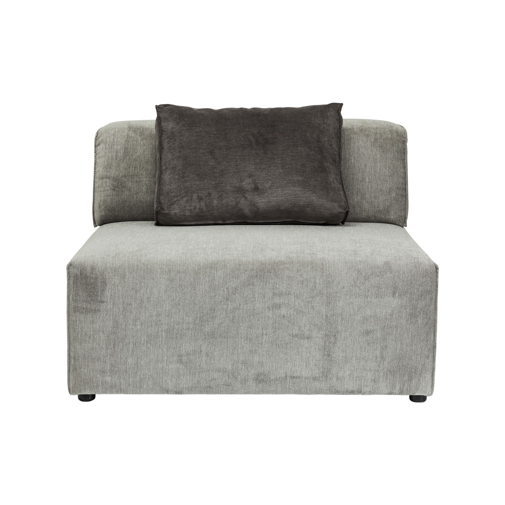 インフィニティ 2シーター 100 エレメンツ グレー ソファ - L型