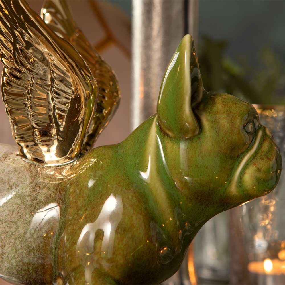 エンジェルウィングスドッグA / GR デコフィギア - オブジェ・置物の