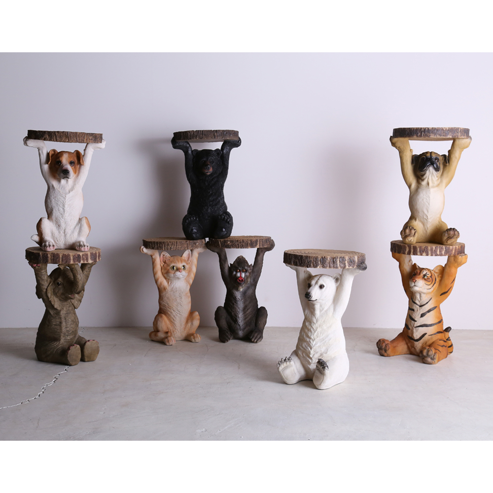 アニマルサイドテーブル ミーアキャット - サイドテーブルの通販