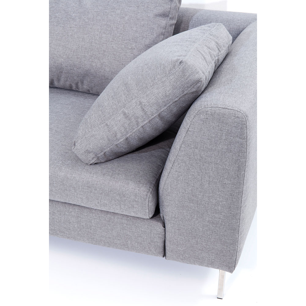 廃番】ジャンニ グレー レフト コーナーソファ - L型ソファー