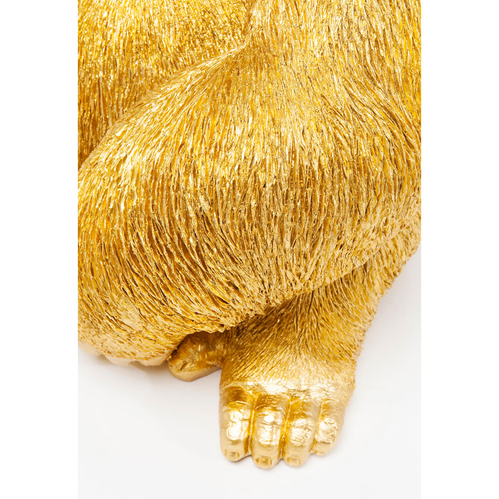 在庫なし】モンキーゴリラサイドミディアムゴールド デコフィギア