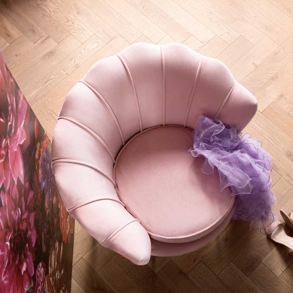 ウォーターリリー ローズ アームチェア - 1人掛けソファー