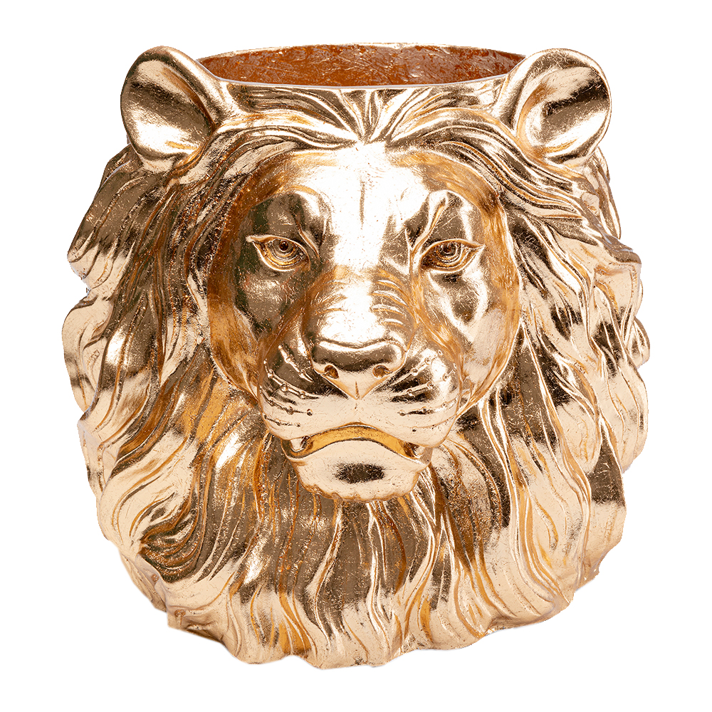 廃番】ライオンゴールド デコプランター - その他のインテリア雑貨の