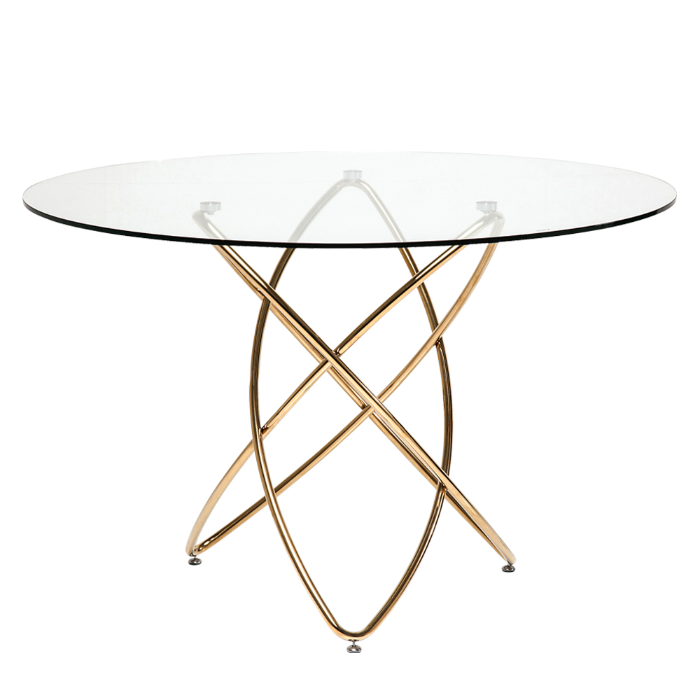 モレキュラーゴールド O120cm ダイニングテーブル - ダイニング