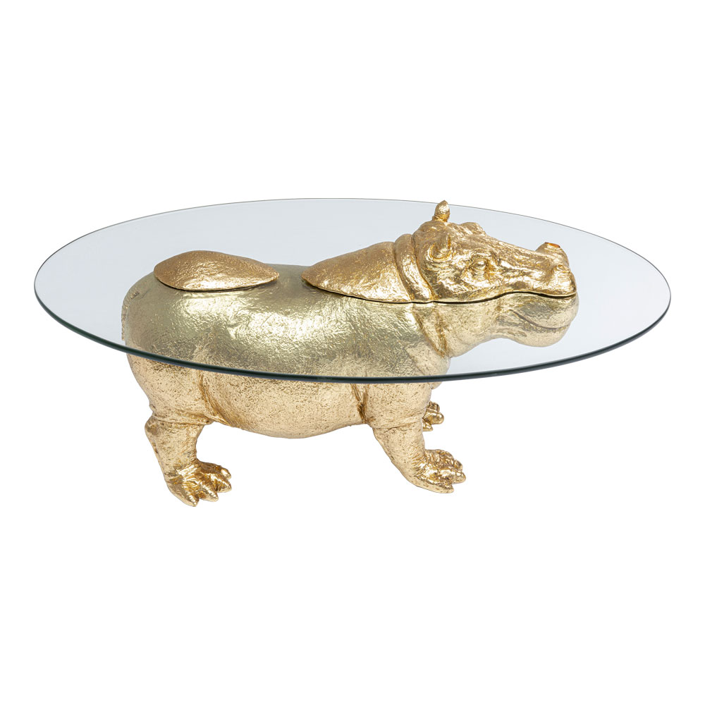 ヒッポ80×49 cm リビングテーブル/ コーヒーテーブル - ローテーブル