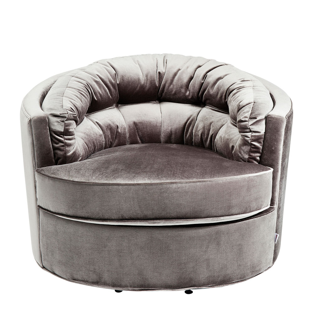 ミュージックホール グレー アームチェア - 1人掛けソファー