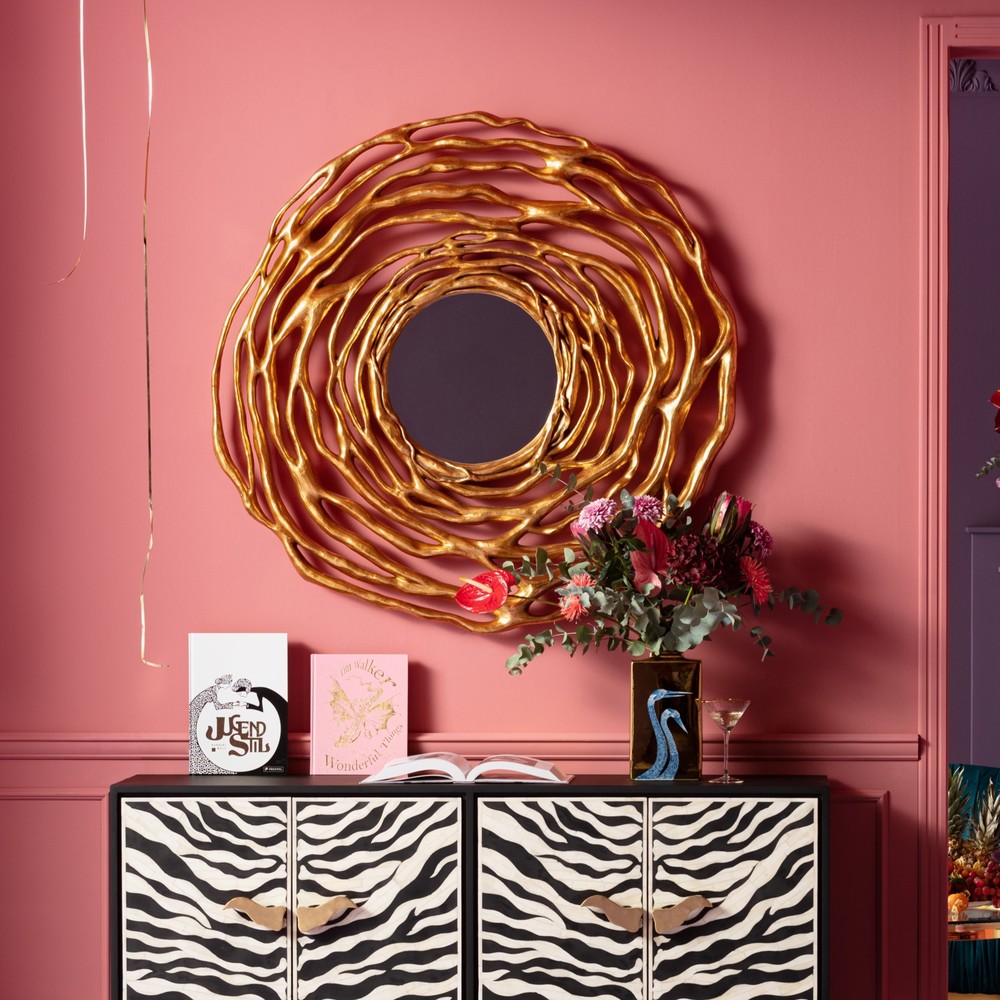 ツィッギー ゴールドO121cm ミラー - ミラー・鏡の通販 ｜【KARE