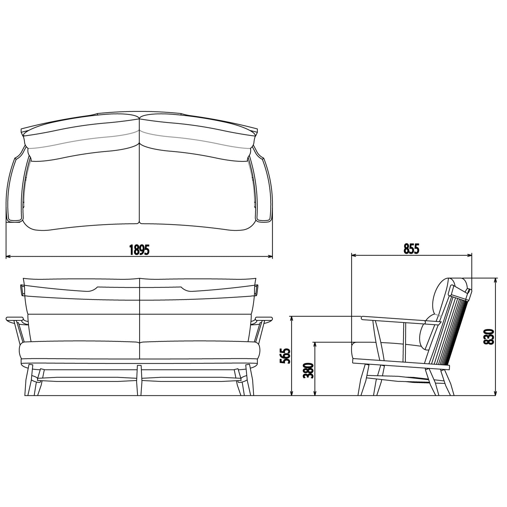 Takayama Wood Works 3人掛けソファ WLS63K – 柏木工株式会社