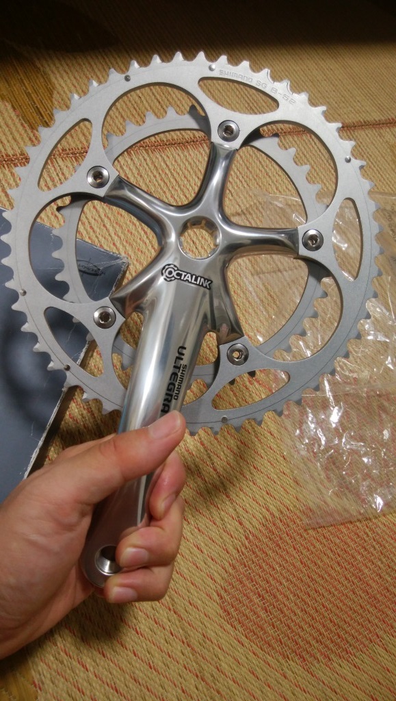 MomentumのクランクをULTEGRA化しました – う゛ぇろ☆いじり