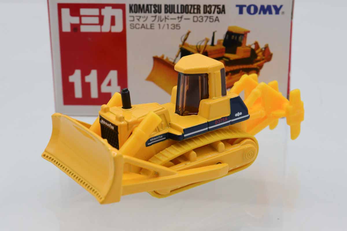 ミニカーショップ ケンボックス トミカ 赤箱☆114☆小松ブルドーザー