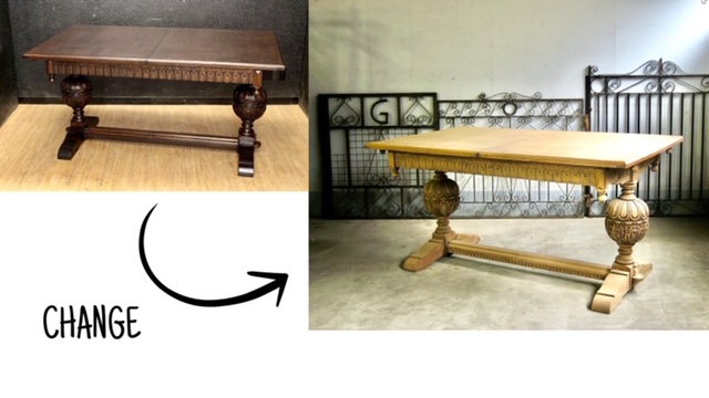 アンティーク家具の塗装を剥がしてみるとどうなる？【世界基準の品質