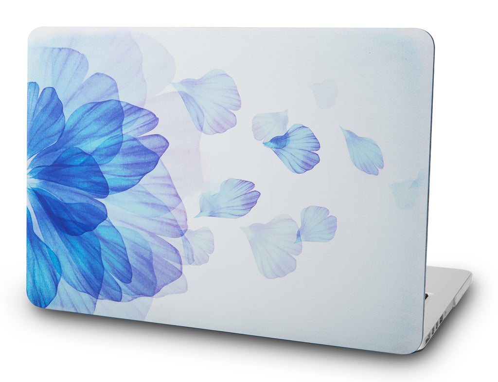 Macbook Case | Floral Collection - Blue Flower | KECC