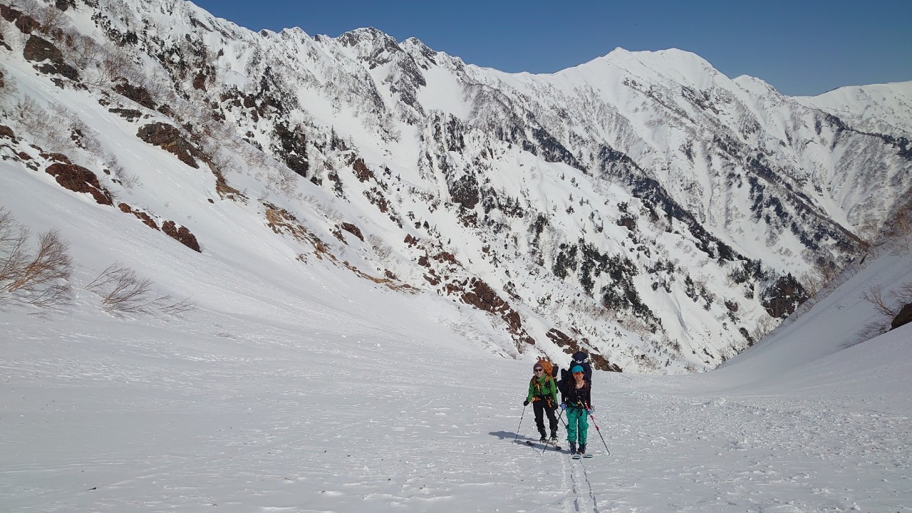 黒部横断 山スキー | 関西蛍雪山岳会 山行記録