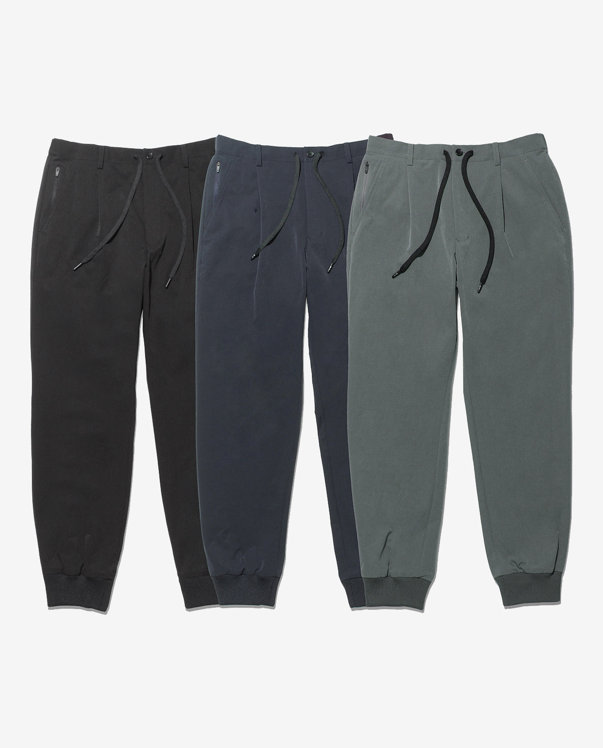 105_Lヴィンテージストレッチジョガーパンツ (スチールグレー) – K-3B