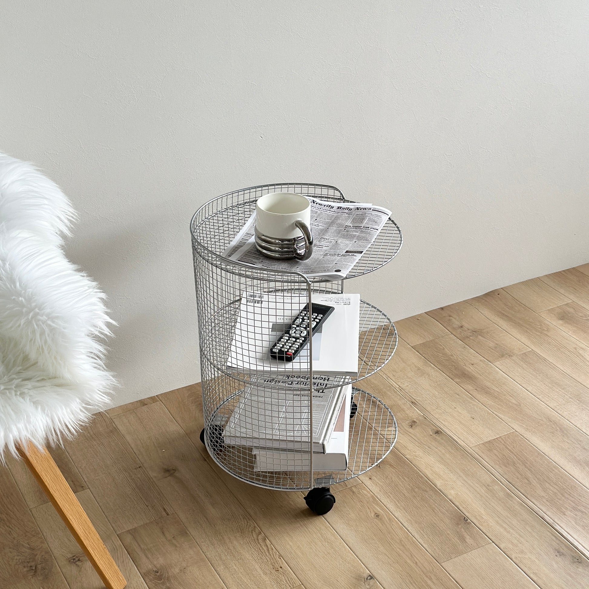 ワゴン｜メッシュマルチワゴン シルバー - territory