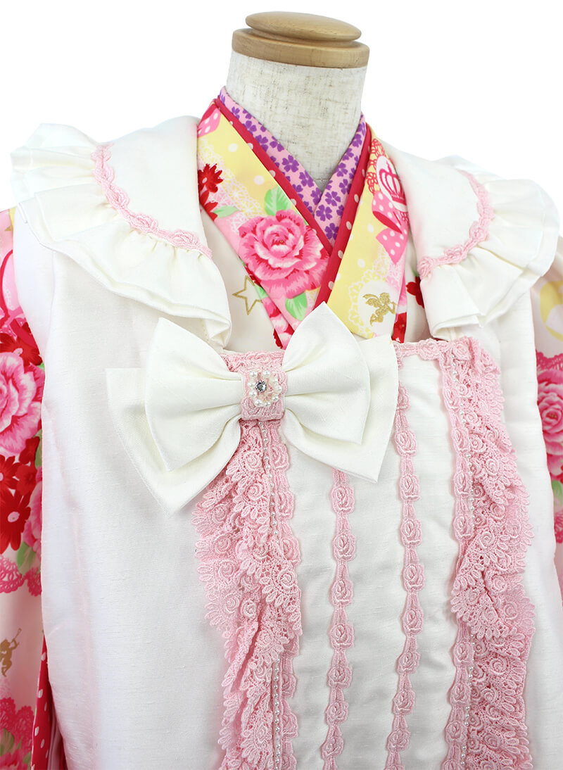七五三レンタル｜三歳｜松田聖子さん プロデュース｜ホワイト×ピンク