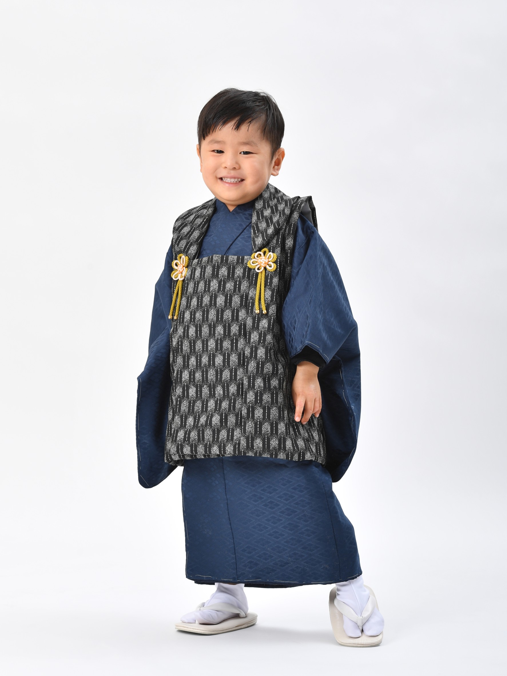 七五三・3歳男の子の被布レンタル】品番KD-1011・男の子3才用「被布