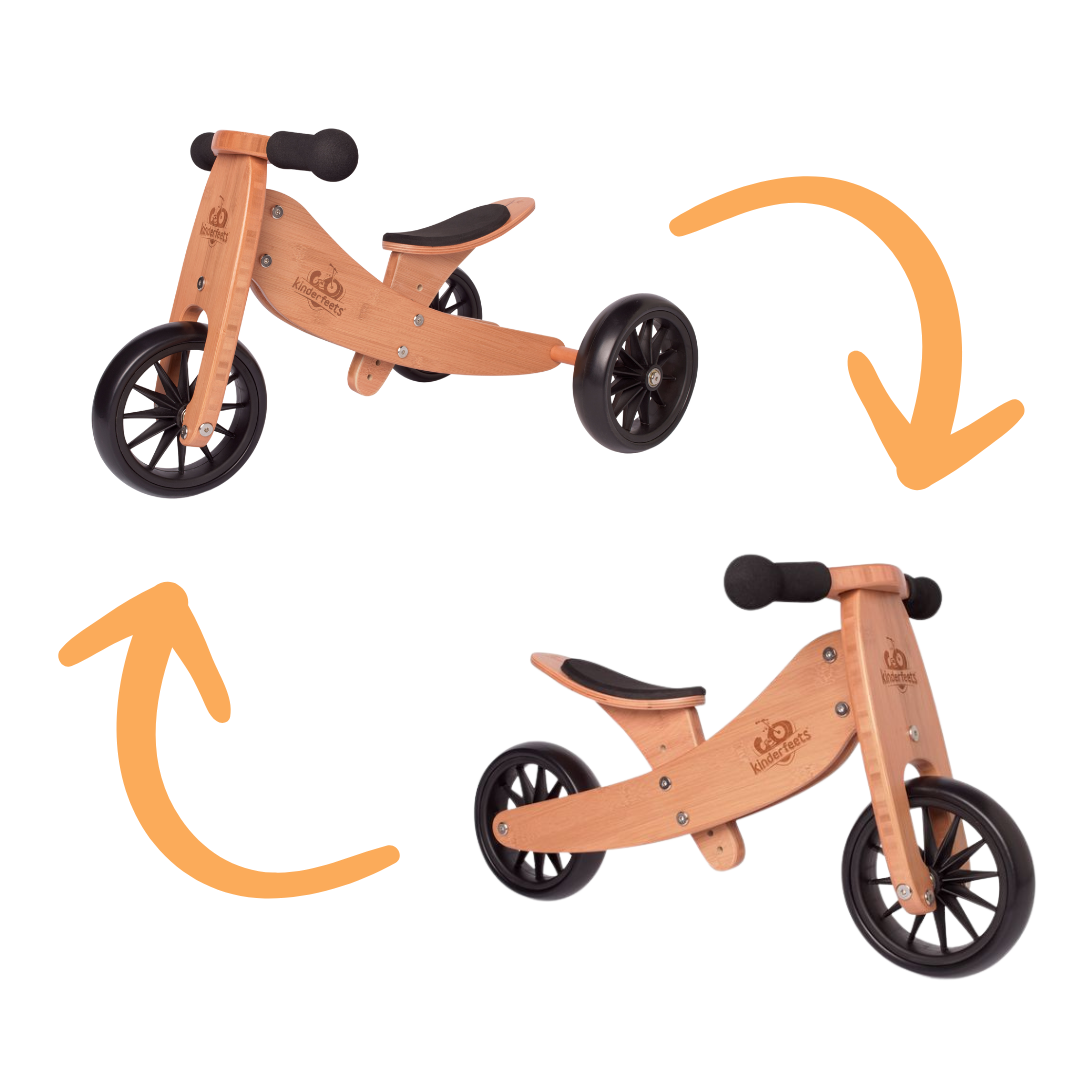 Tiny Tot 三輪車/二輪バイク両用(対象年齢12か月~2歳)