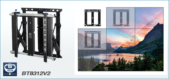 壁埋込/マルチディスプレイマウント BT8312V2 | ケイアイシー