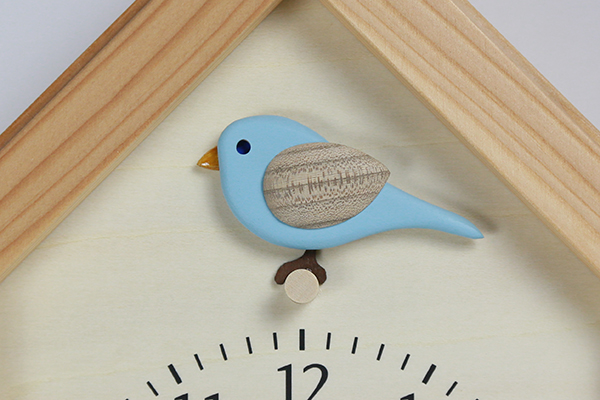 青い鳥の時計 | キコリ 手づくり時計工房【本店】｜壁掛け 贈り物 人気