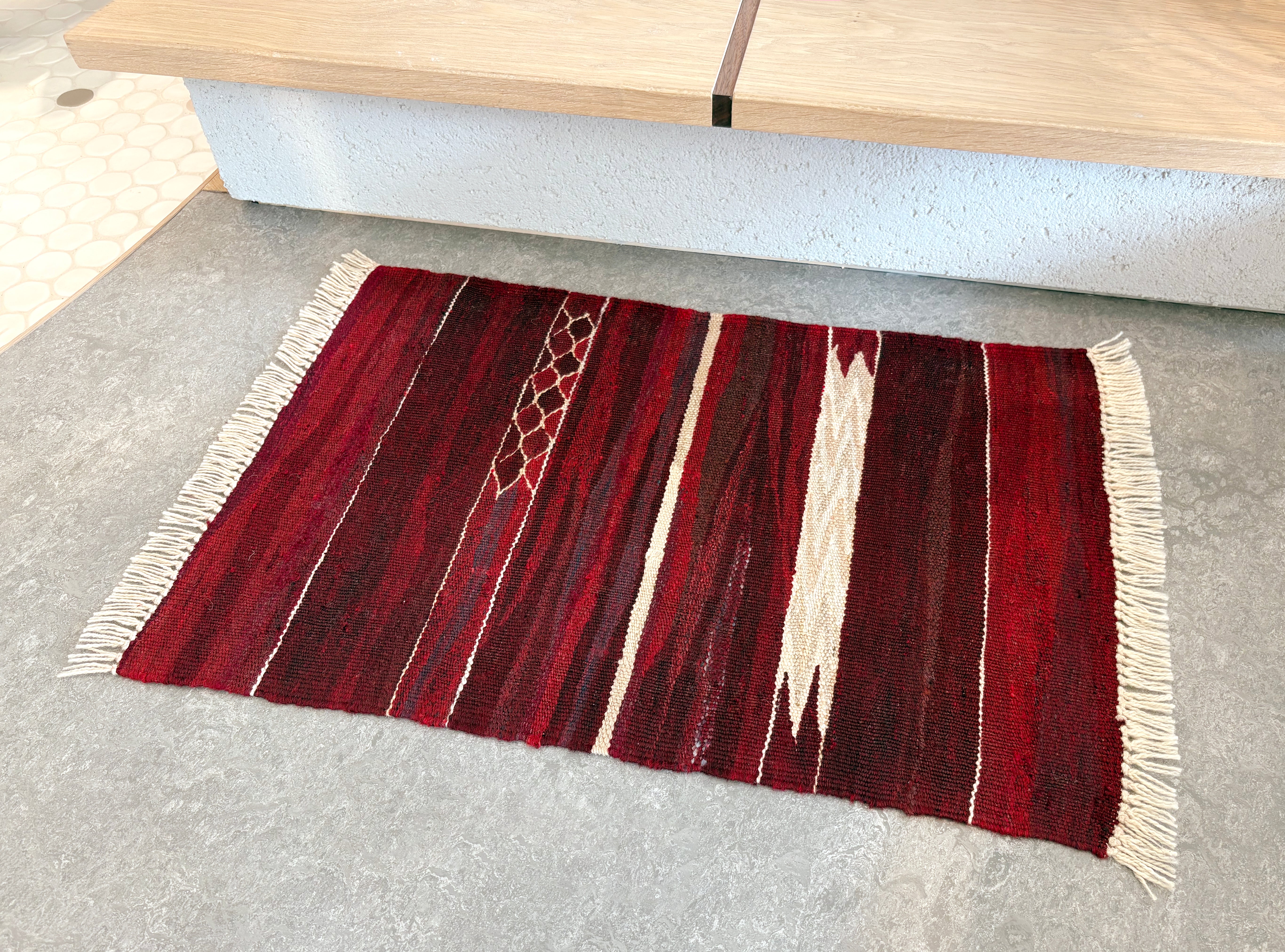 玄関マット トルコ・ロゴバキリム 上質な現代キリム ROGOBA KILIM