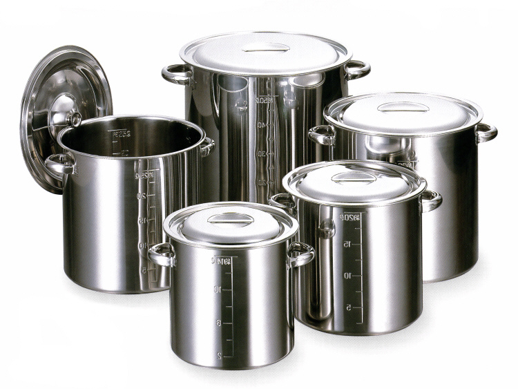 AG 18-8ステンレス 目盛付寸胴鍋 42cm の通信販売 - 【プロ・業務用鍋