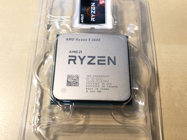 AMD｢Ryzen 5 3600｣と｢Wraith Stealth｣｢Wraith PRISM｣