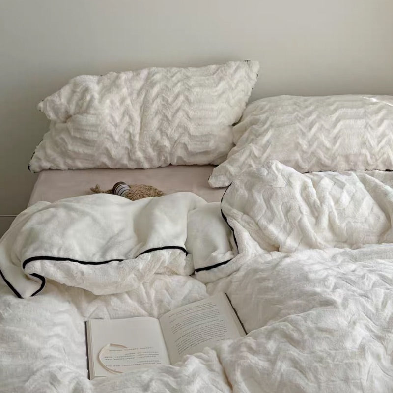 もちふわパイピング立体ウェーブ寝具セット – kocol