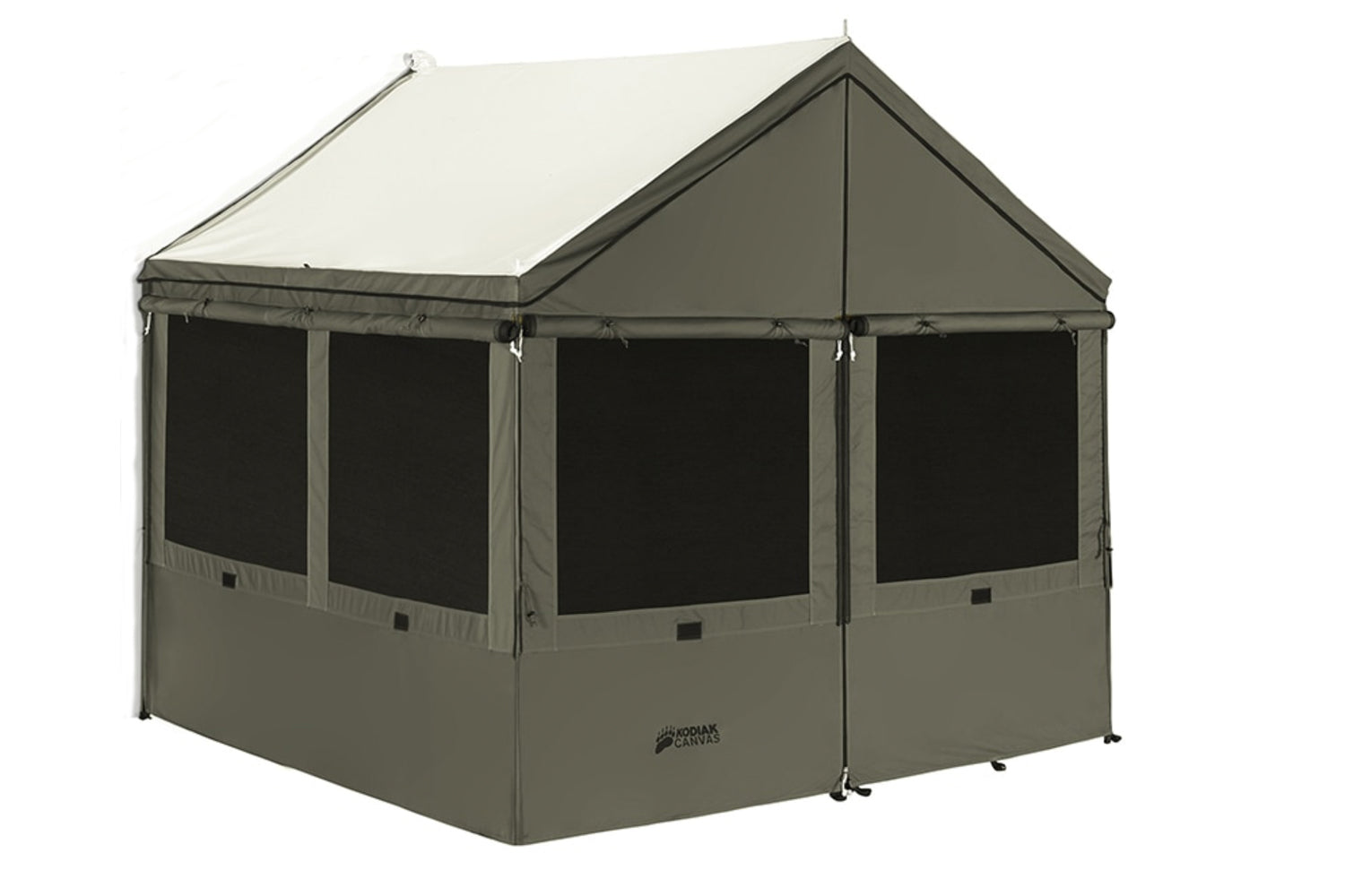 キャビンロッジテント専用サイドウォール付きオーニング – KODIAK CANVAS