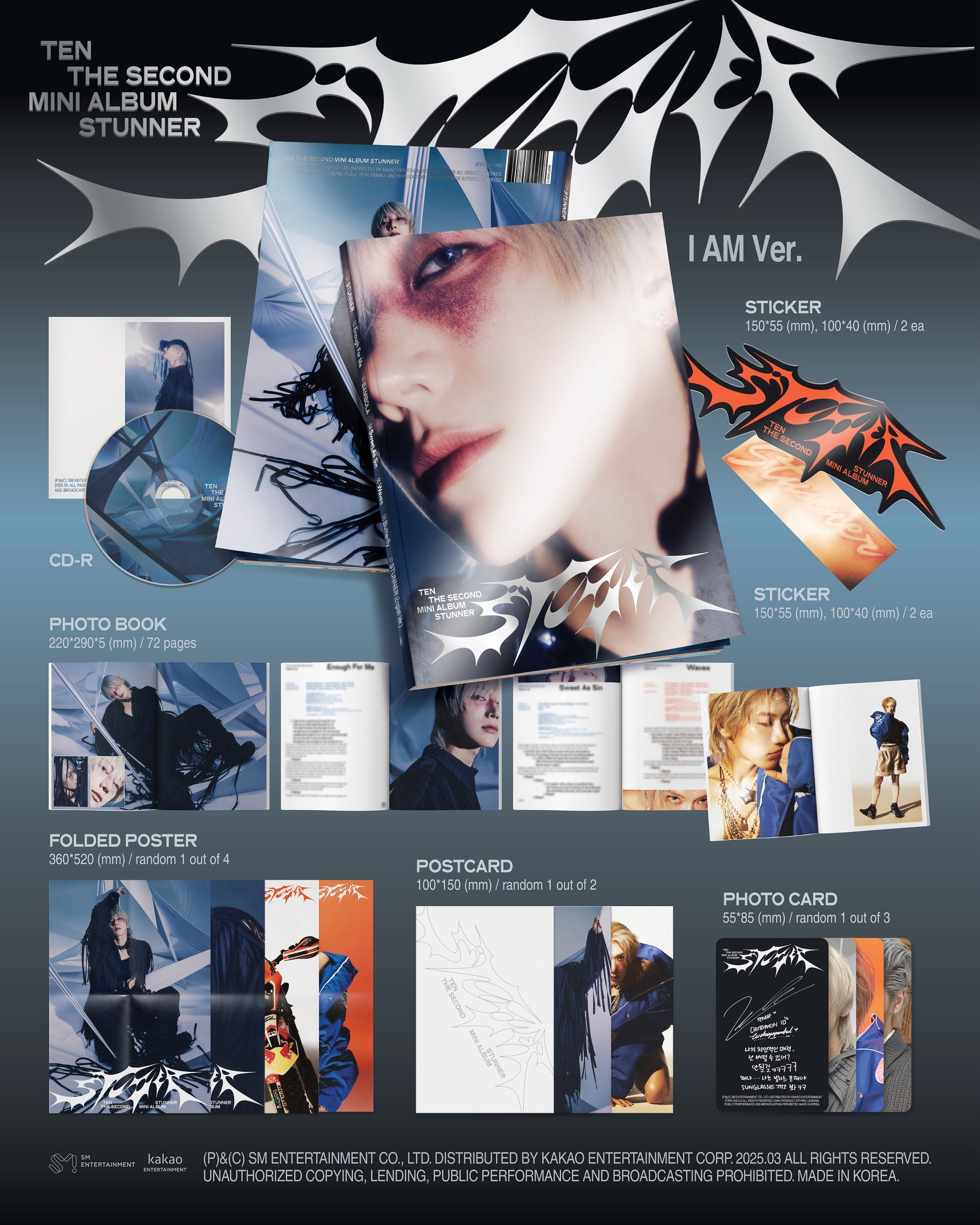 テン 直筆サイン入りアルバム STUNNER