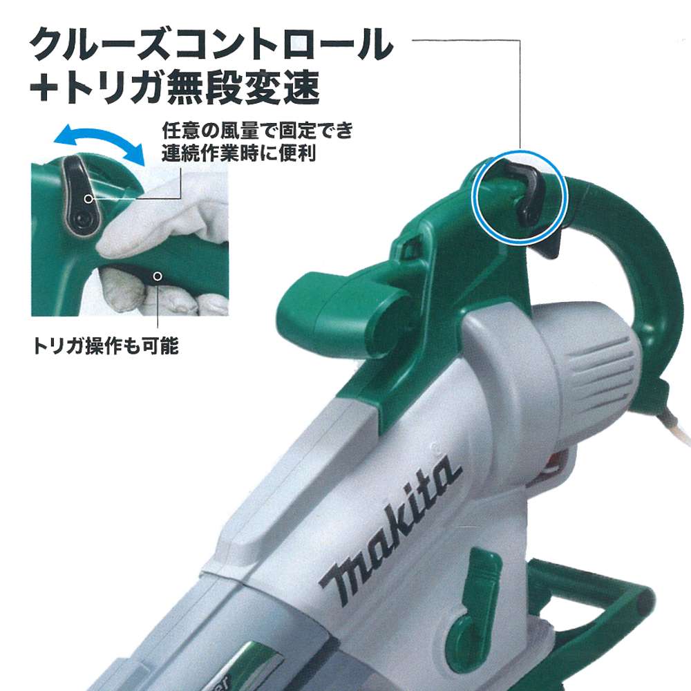 マキタ MUB1200 ブロワー / 集じん機 100V - 工具通販クニモトハモノ