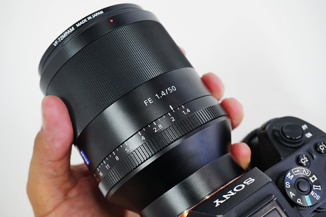 Planar T* FE 50mm F1.4 ZA （FE 50mm F1.4 ZA）「SEL50F14Z」の一部の