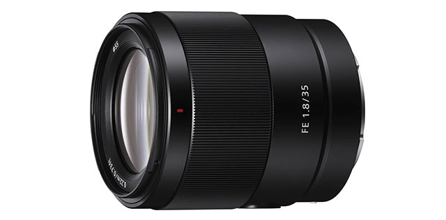小型軽量なフルサイズ対応の大口径広角単焦点レンズ FE 35mm F1.8