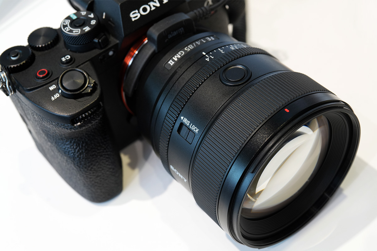 フルサイズ対応の GMaster 単焦点レンズ FE 85mm F1.4 GM