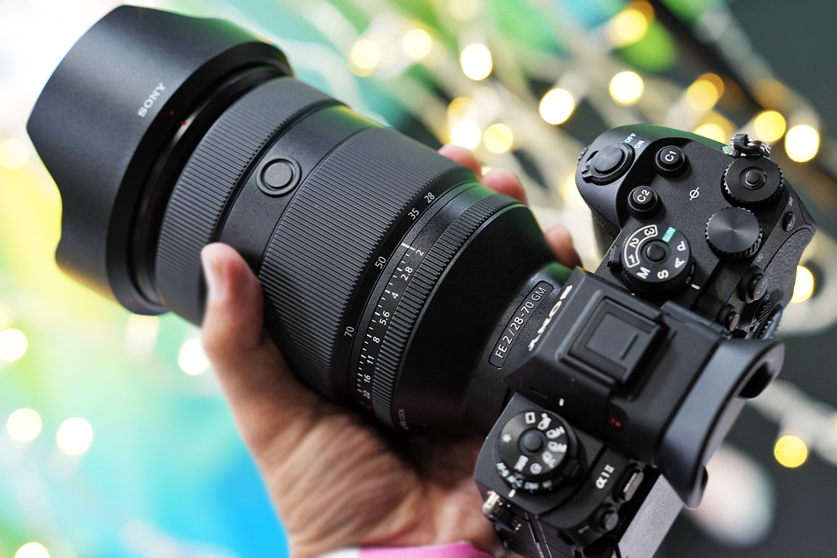 全域開放F値2 大口径標準ズームレンズGマスター FE 28-70mm F2 GM