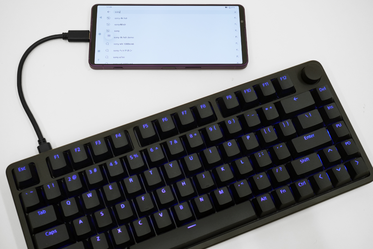 ゲーミングキーボード INZONE KBD-H75 実機レビュー。省スペースかつ