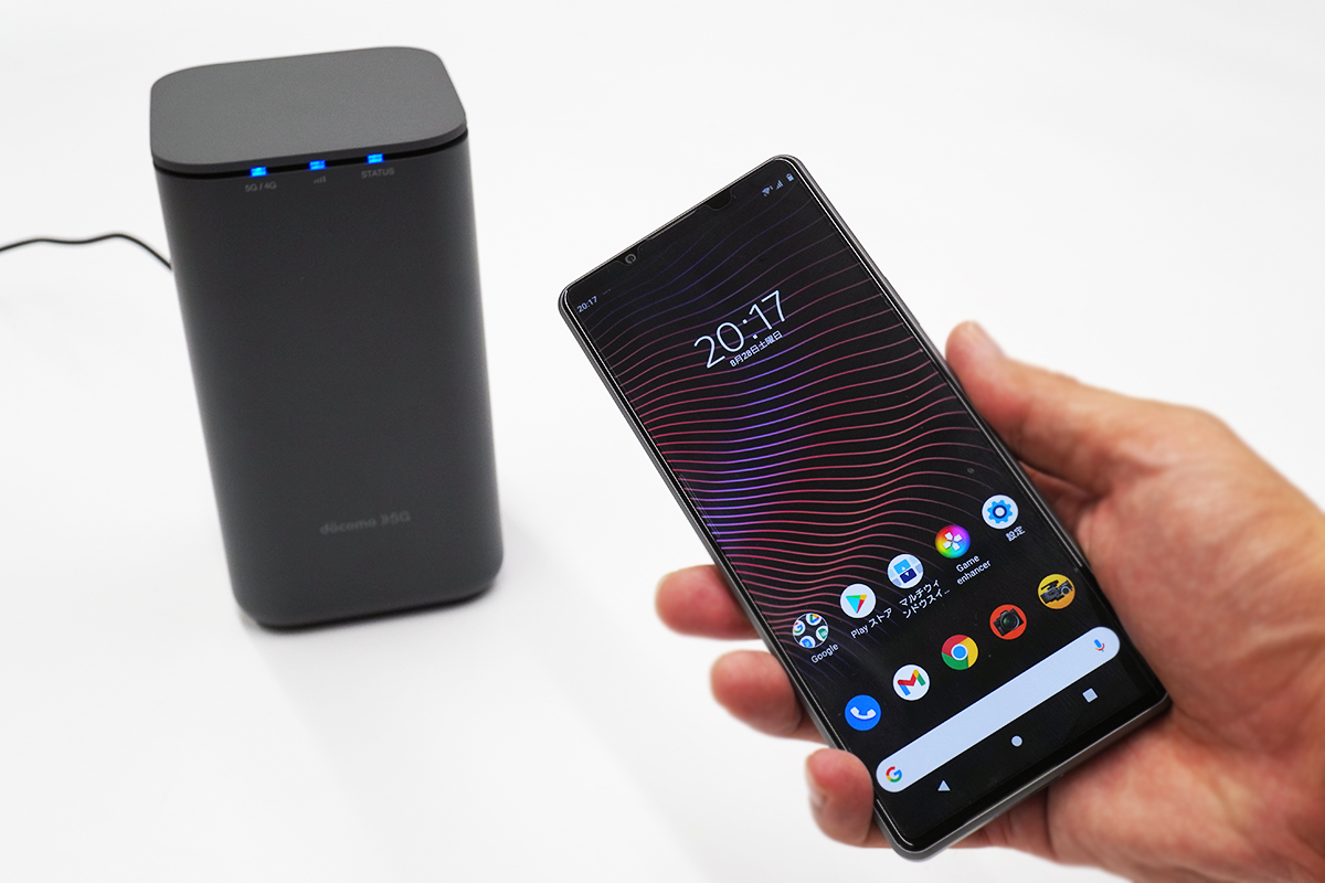 NTTドコモ 5G対応ホームルーター「home 5G HR01」レビュー（その2