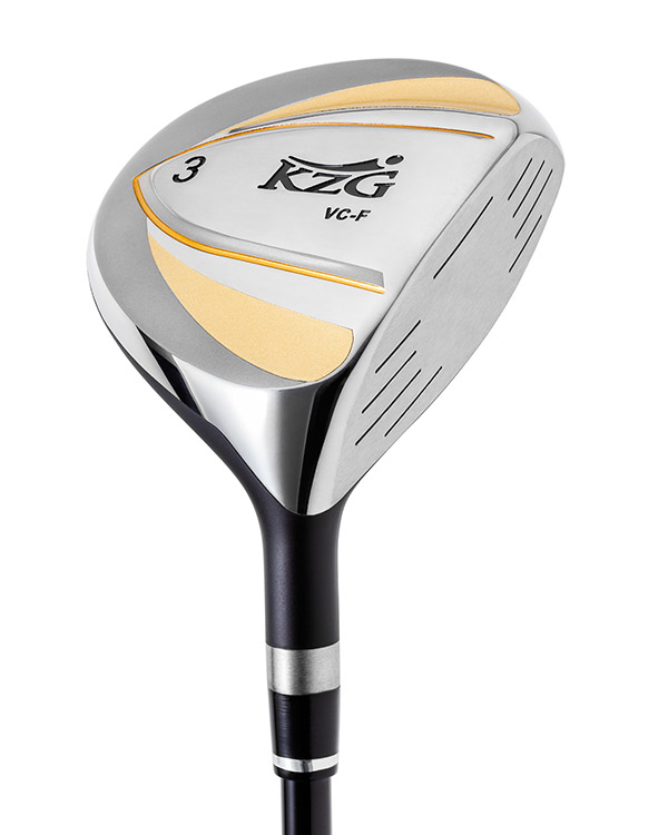 KZG VC-F Fairway Wood Channeled Sole for Improved Turf Interaction