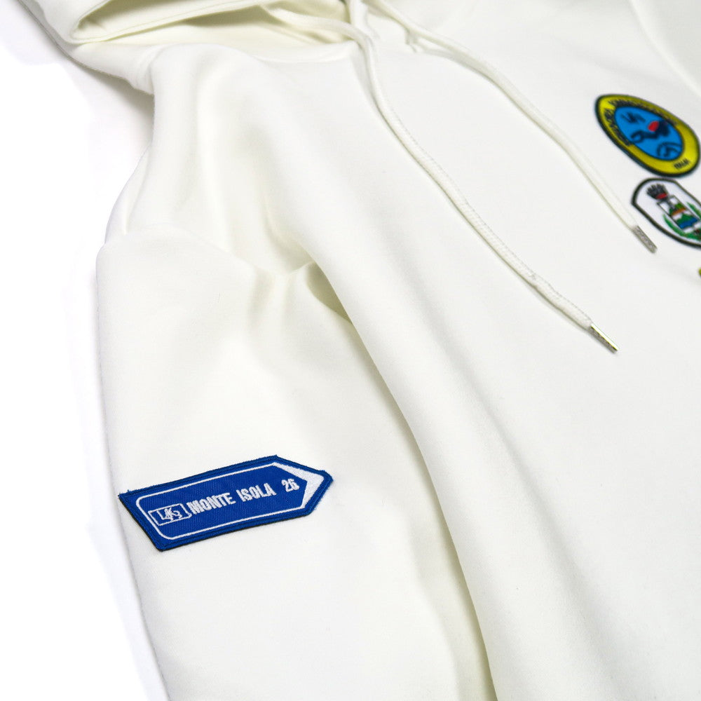 L4K3 × muta Light Bonding hoodie (HEART/WHITE) – l4k3.jp