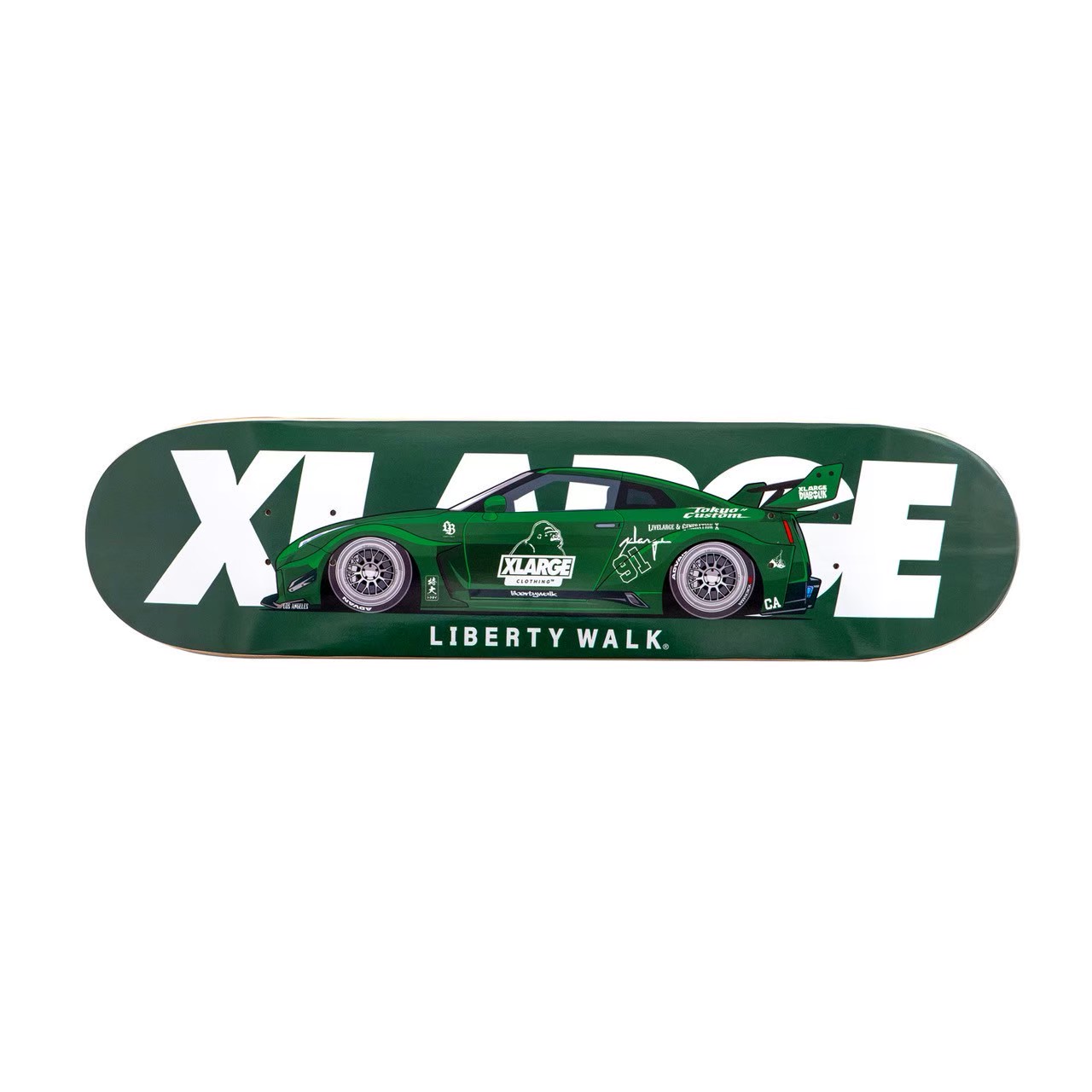 LIBERTY WALK×XLARGE SKATE DECK GREEN - LB-ONLINE STORE