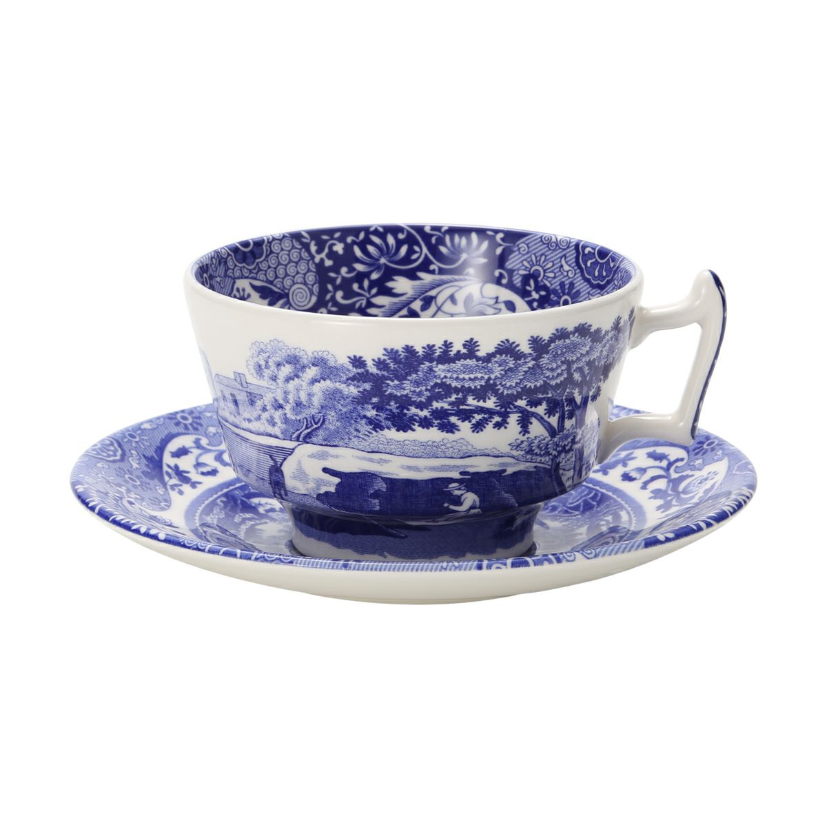 スポード ブルーイタリアン ティーカップ＆ソーサー 200ml | ブランド