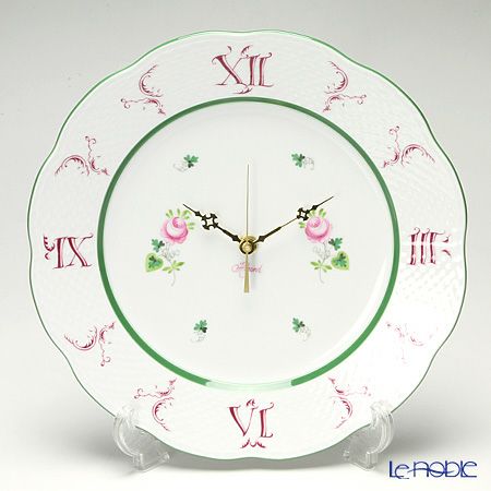 ヘレンド (HEREND) アポニーグリーン 00527-0-47 ウォールクロック