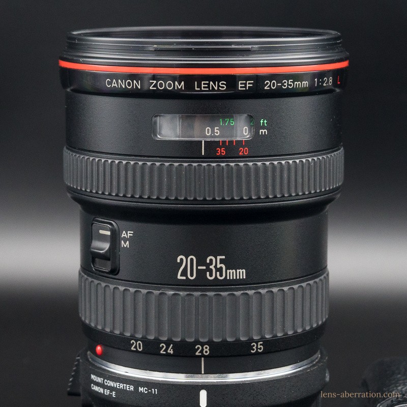 広角ズーム】Canon EF 20-35mm F2.8 L 外観レビュー | 収差Love