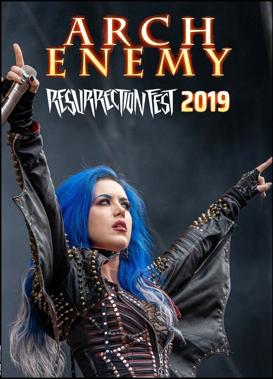 Arch Enemy アーチエネミー / Resurrection Fest 2019+ドイツ・オバー