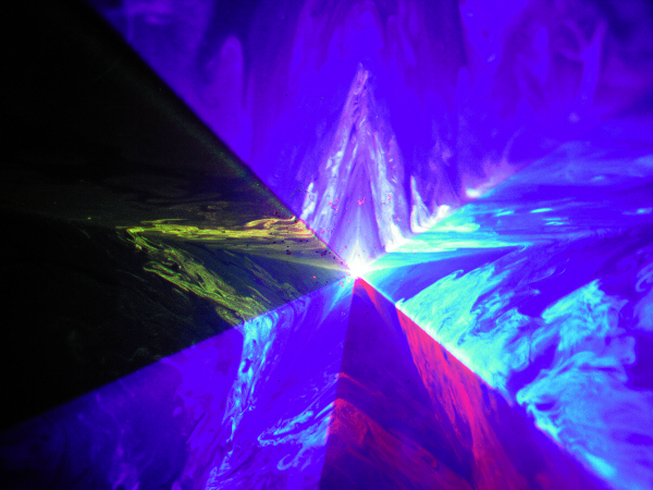 超小型で設置場所を選びません！650mwRGBカラーレーザーライト、超格安