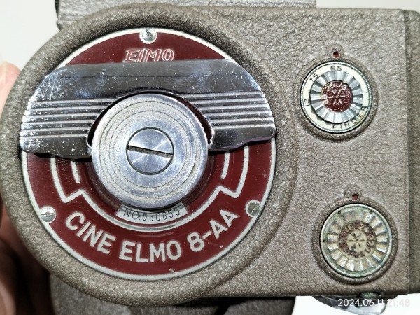 1957/昭和32/ELMO/CINE ELMO 8-AA/国産2機種目の8mmカメラの8-Aの改良