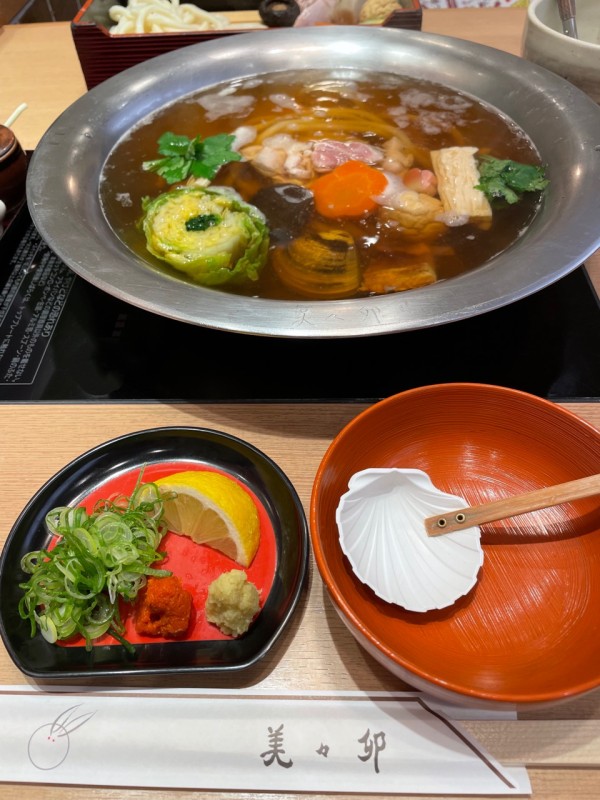 美々卯 新大阪店 @ 一人でうどんすき : * Fleur de Coeur *ココロノハナ