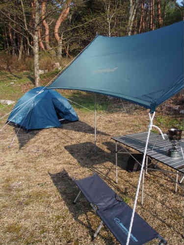 モンベルのミニタープHX コンパクトキャンプを考える* : コロケロの