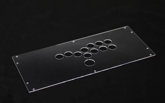 アケコン】Hitbox/SmashBox向けにカスタム天板用のアクリル製クリア