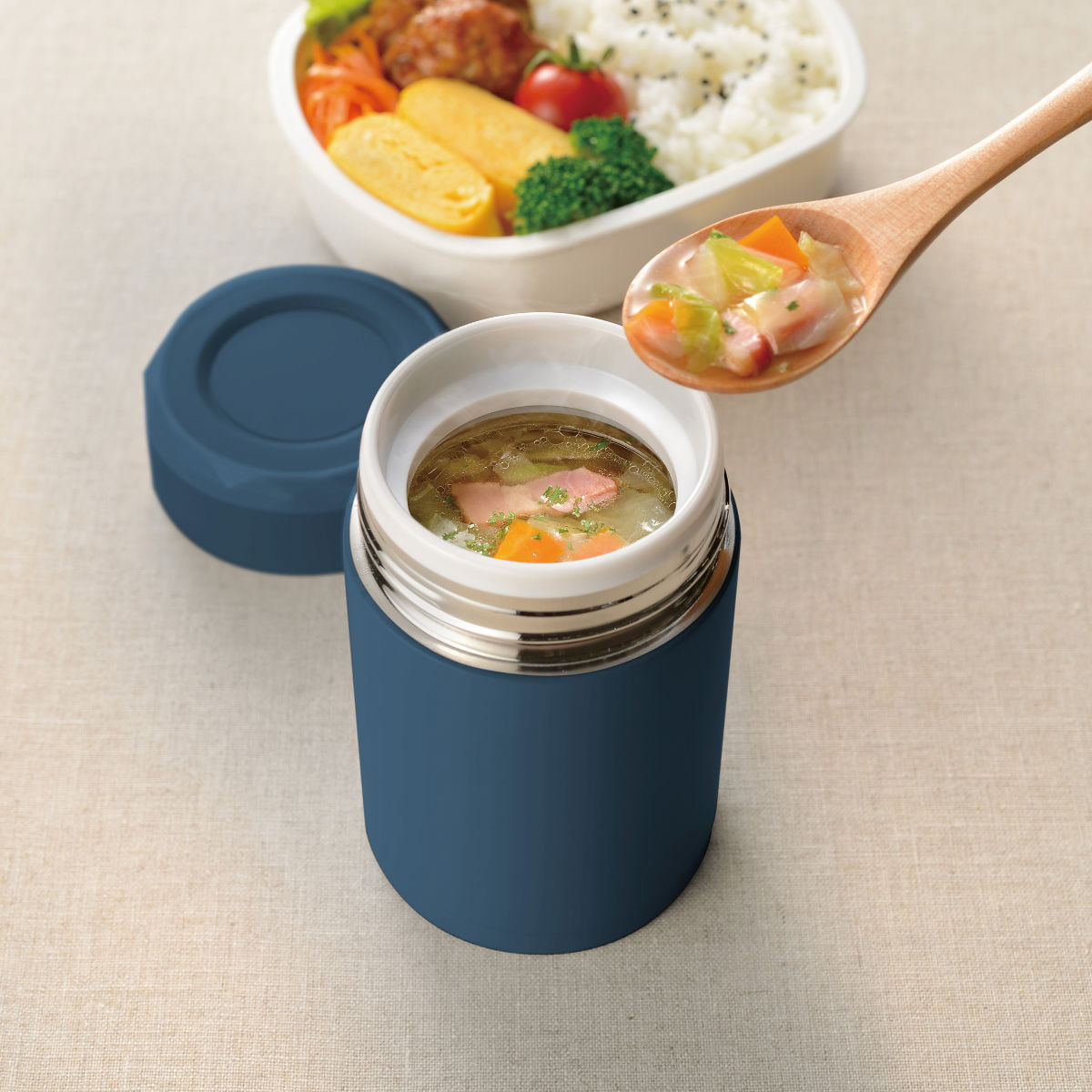 スープジャー 300ml フォルテック コンパクトスープジャー （ 保温